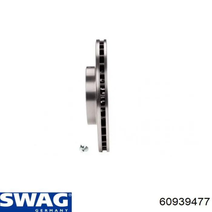 Диск гальмівний передній Swag 60939477
