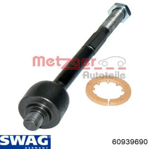 Тяга рульова поперечна Swag 60939690 ціна, від 14.02 USD