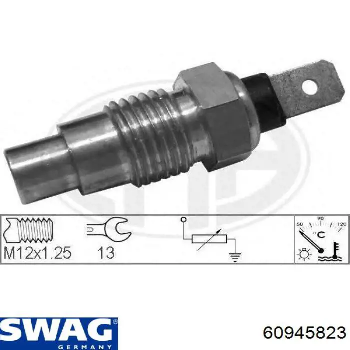 Подушка (опора) двигуна, права передня Swag 60945823 ціна, від 67.83 USD