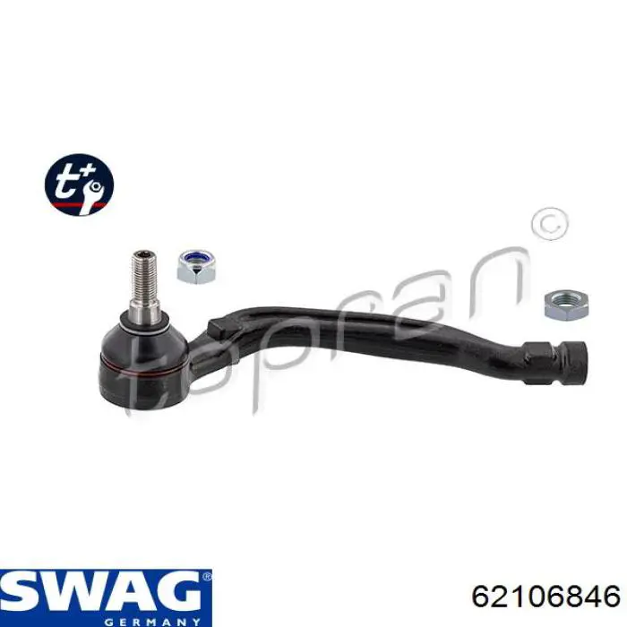 Наконечник рульовий Swag 62106846 ціна, від 19.24 USD