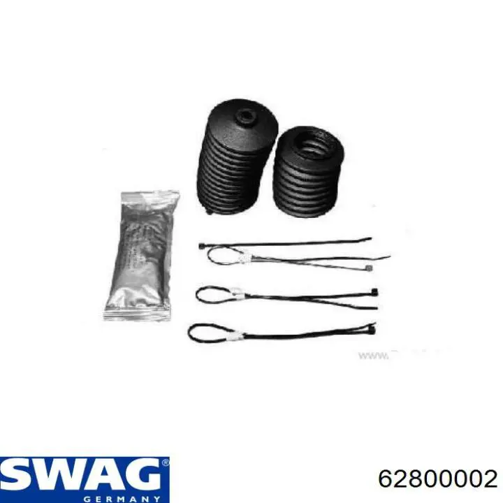 Пильник рульового механізму/рейки, правий Swag 62800002 ціна, від 4.06 USD