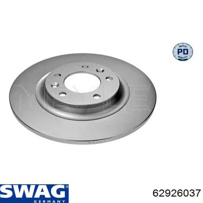 62926037 Swag диск гальмівний задній