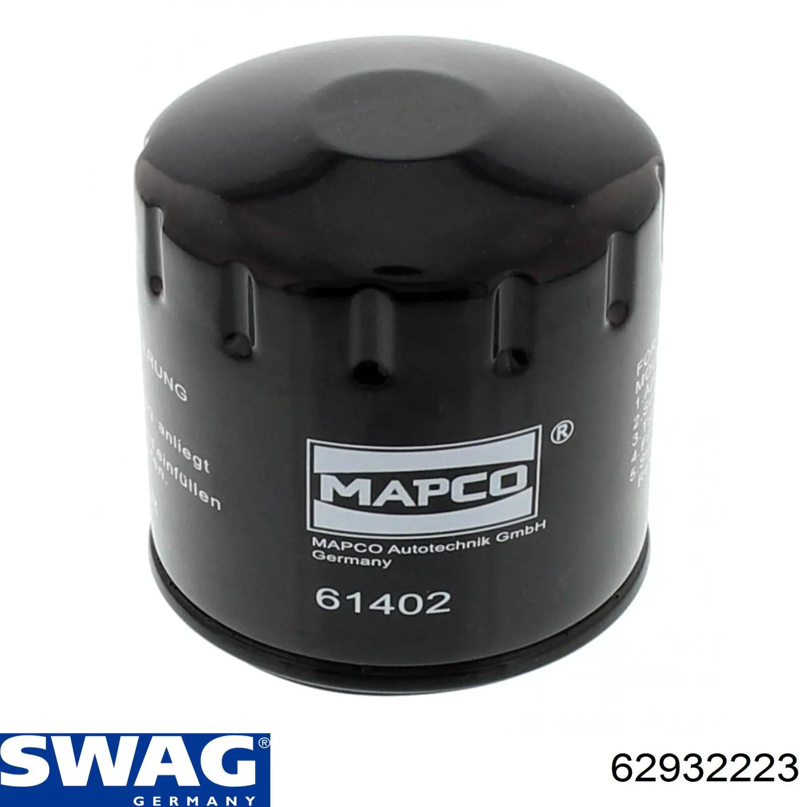 Фільтр масляний Swag 62932223