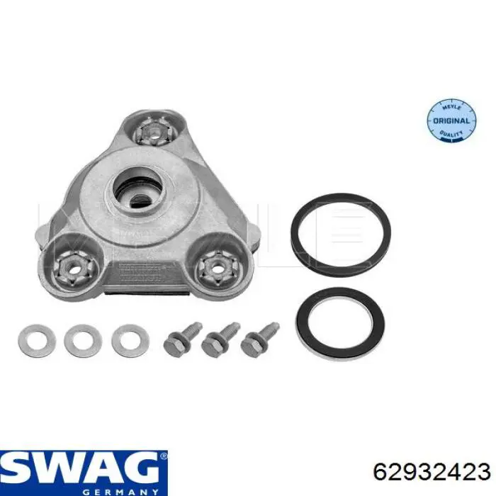 Опора амортизатора переднього лівого Swag 62932423 ціна, від 48.70 USD