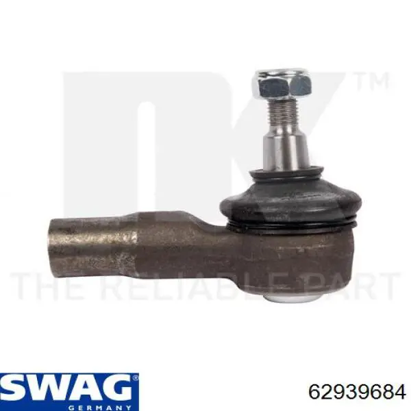 Накінечник поперечної рульової тяги Swag 62939684 ціна, від 11.44 USD