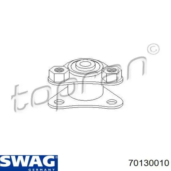 Подушка (опора) двигуна, ліва передня Swag 70130010 ціна, від 13.01 USD