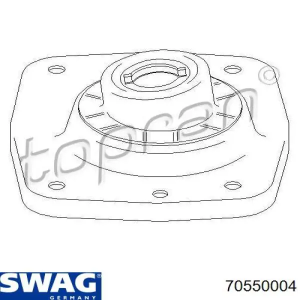 Опора амортизатора переднього правого 70550004 Swag