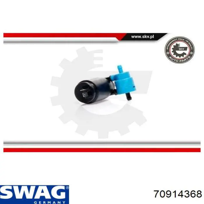 Двигун омивача скла передній/задній Swag 70914368 ціна, від 7.61 USD