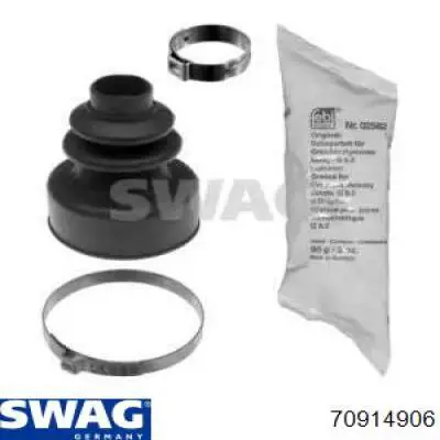 Пильник ШРУСа внутрішній, передній піввісі Swag 70914906