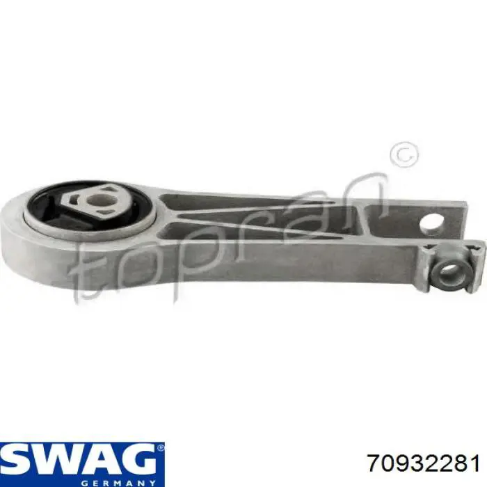 Кронштейн подушки (опори) двигуна, задньої Swag 70932281 ціна, від 28.80 USD