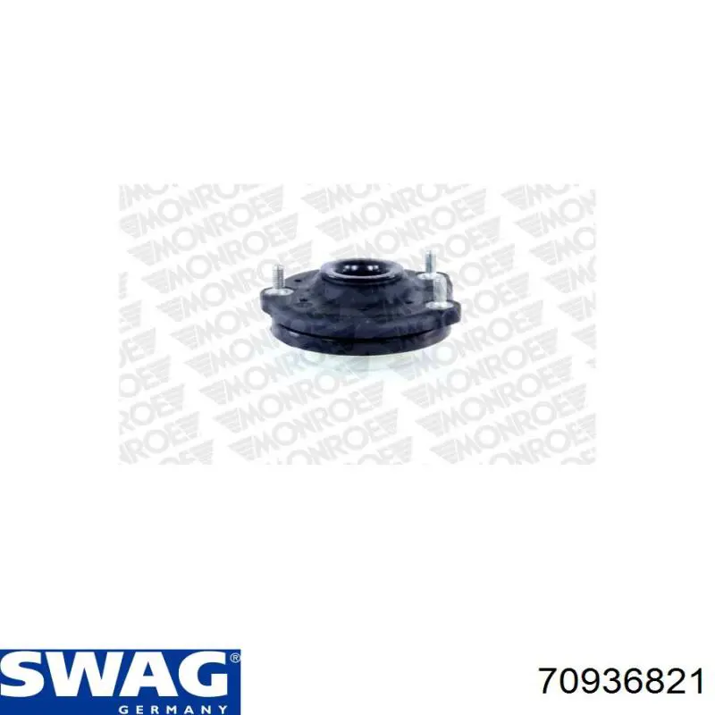 Опора амортизатора переднього лівого Swag 70936821 ціна, від 25.55 USD