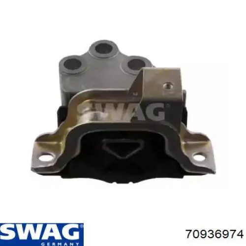 Подушка (опора) двигуна, задня Swag 70936974 ціна, від 37.60 USD