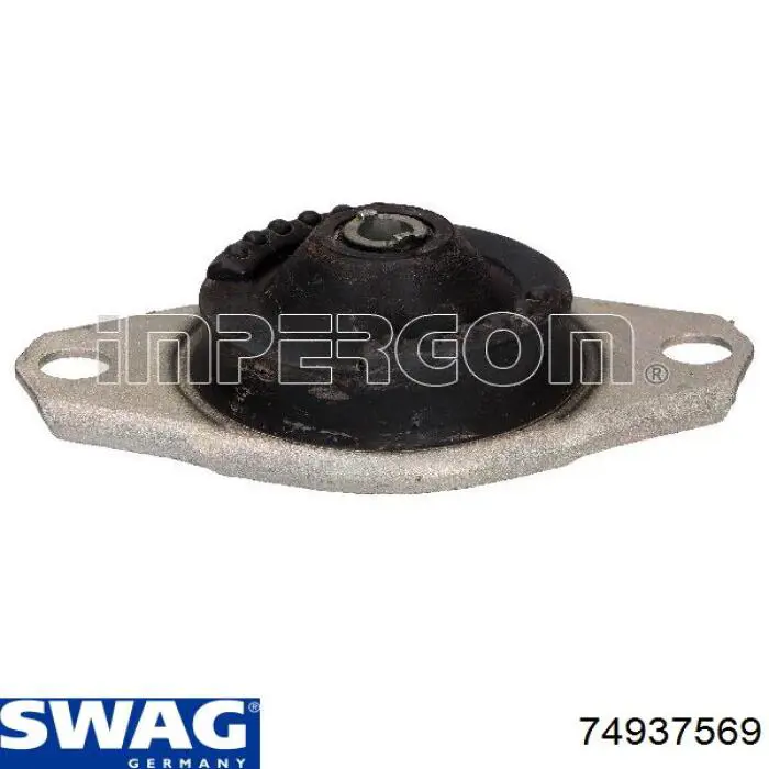 Подушка (опора) двигуна, задня Swag 74937569 ціна, від 18.77 USD