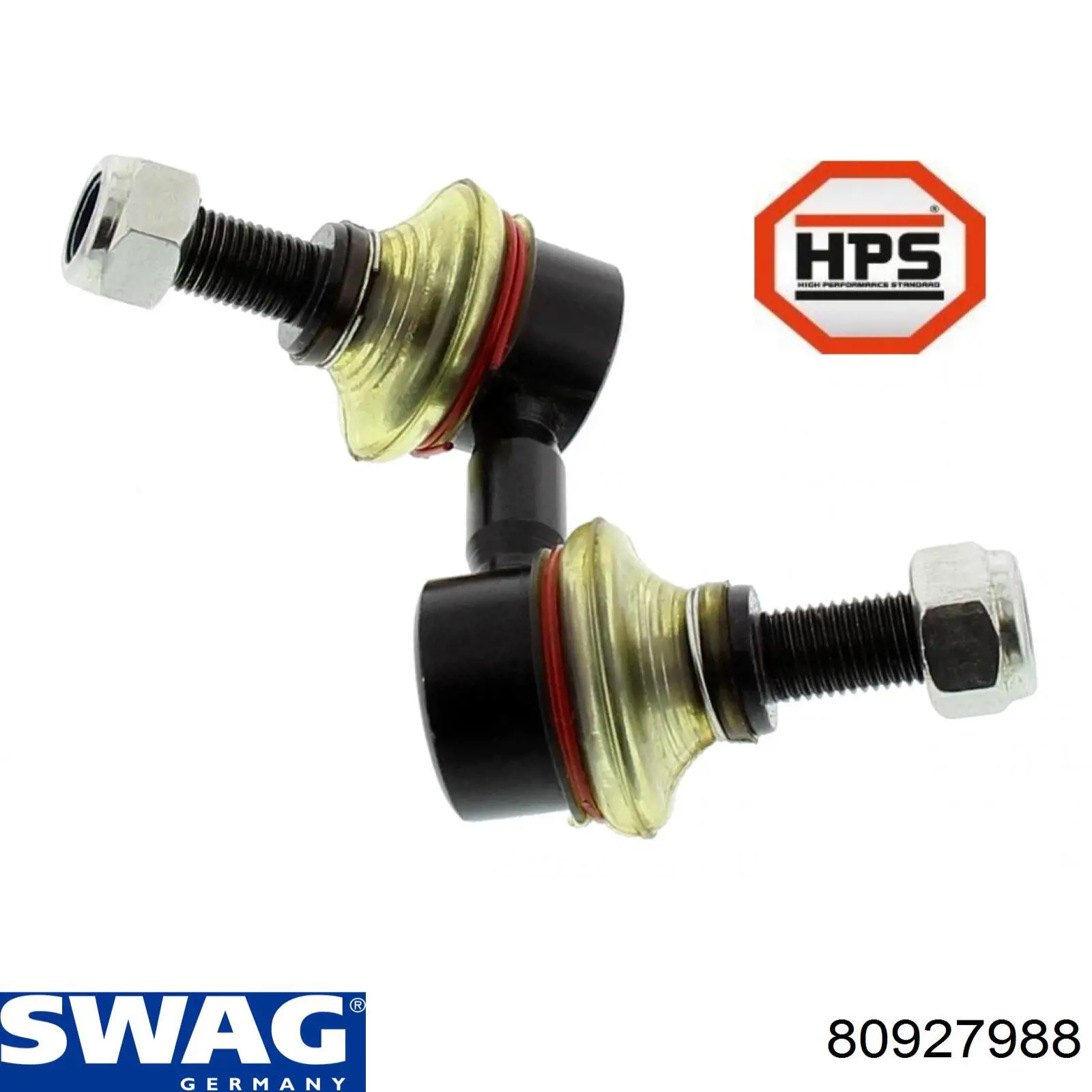 Стійка стабілізатора, переднього, права Swag 80927988 ціна, від 15.20 USD