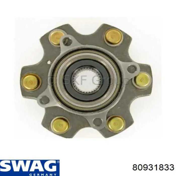 Комплект підшипник маточини передньої Swag 80931833 ціна, від 73.27 USD