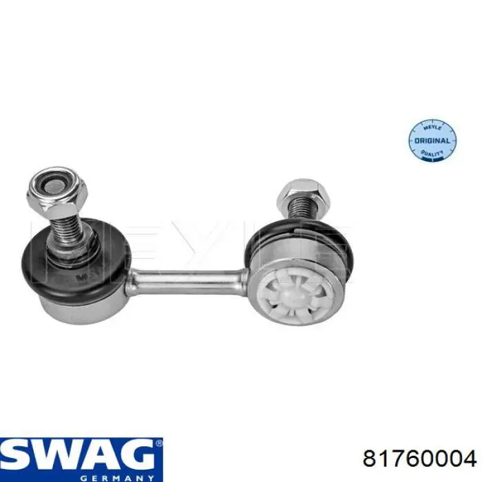 Стійка стабілізатора, переднього, права Swag 81760004 ціна, від 8.92 USD