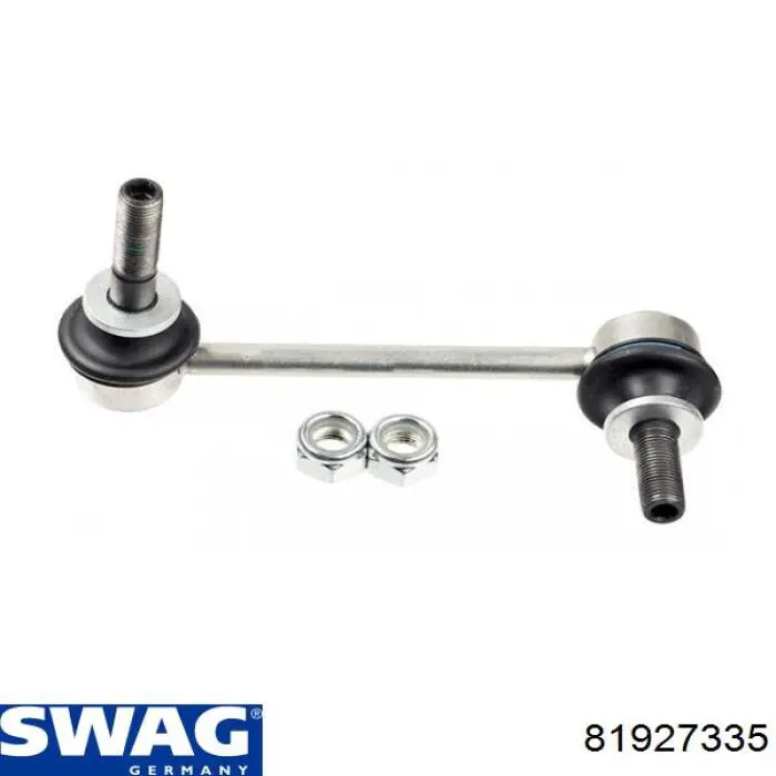 Стійка стабілізатора, переднього, права Swag 81927335 ціна, від 14.66 USD