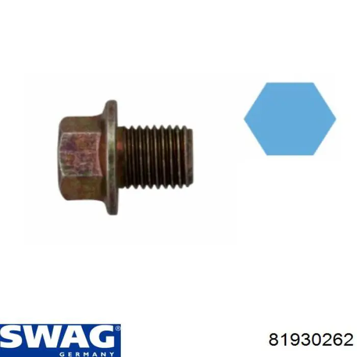 Пробка піддона двигуна Swag 81930262 ціна, від 2.05 USD