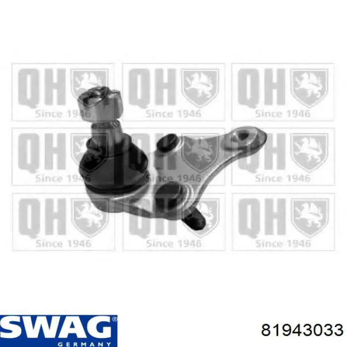 Кульова опора, нижня 81943033 Swag