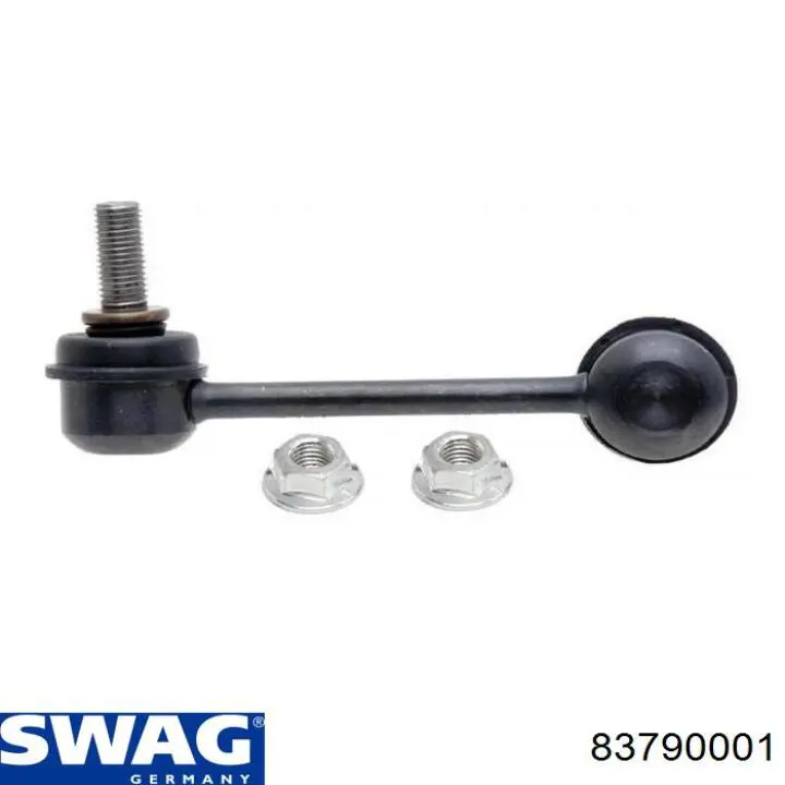 Стійка стабілізатора, переднього, права Swag 83790001 ціна, від 7.51 USD