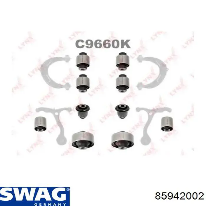 Купити 85942002 Swag Сайлентблок передньої підвіски
