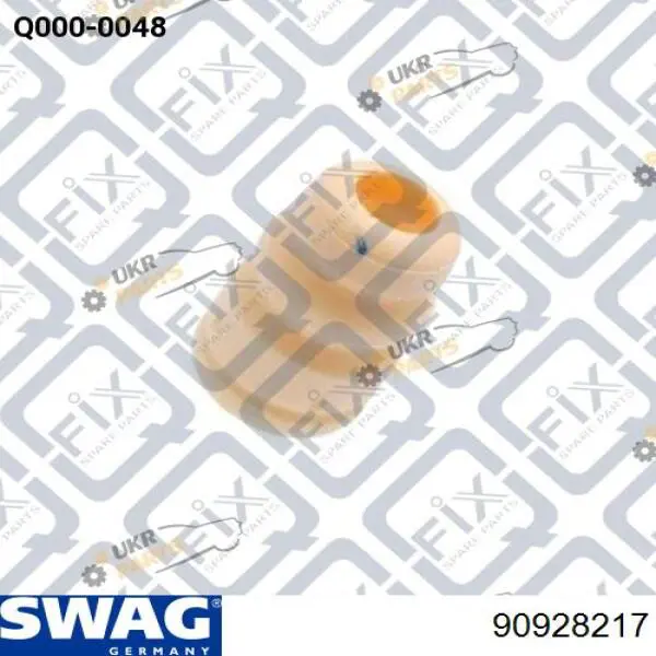 Буфер-відбійник амортизатора переднього Swag 90928217 ціна, від 7.34 USD
