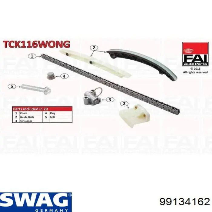 Ланцюг ГРМ, комплект Swag 99134162 ціна, від 71.71 USD