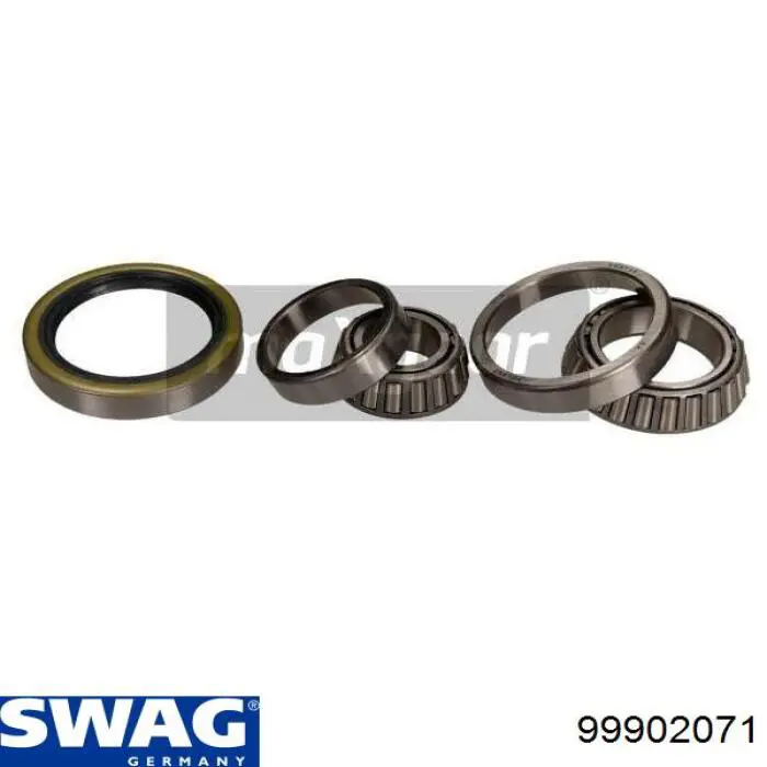 Комплект підшипник маточини передньої Swag 99902071 ціна, від 14.12 USD