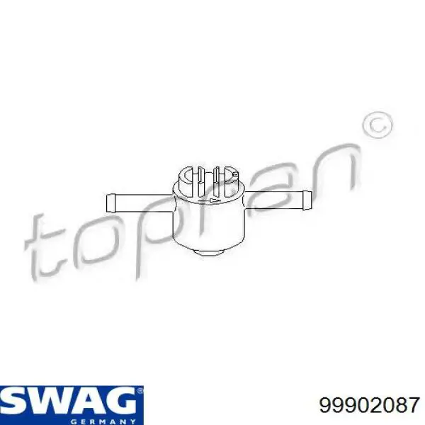Зворотній клапан повернення палива Swag 99902087 ціна, від 6.61 USD