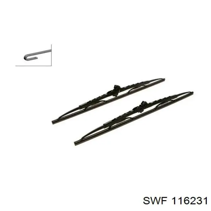 Щітки склоочисника 116231 SWF