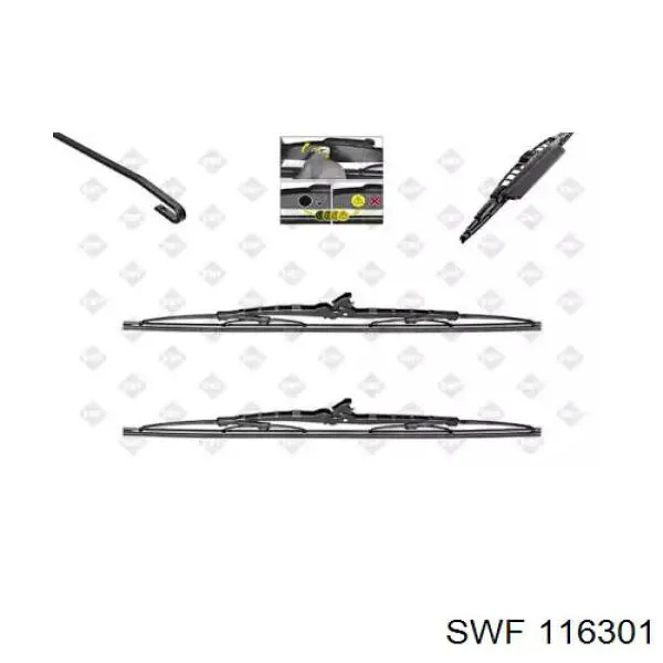 Двірники SWF 116301