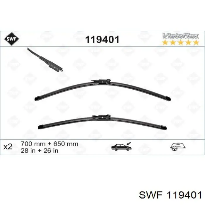 Двірники SWF 119401