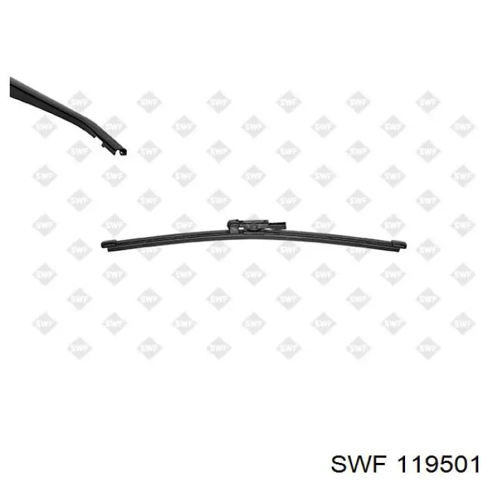 Щітка склоочисника заднього скла SWF 119501 ціна, від 12.16 USD