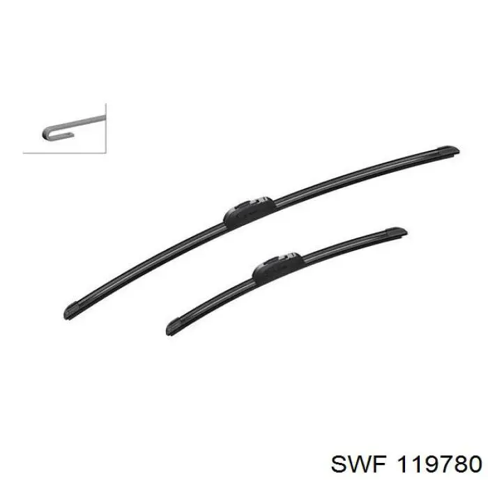 119780 SWF щітка-двірник лобового скла, комплект з 2-х шт.