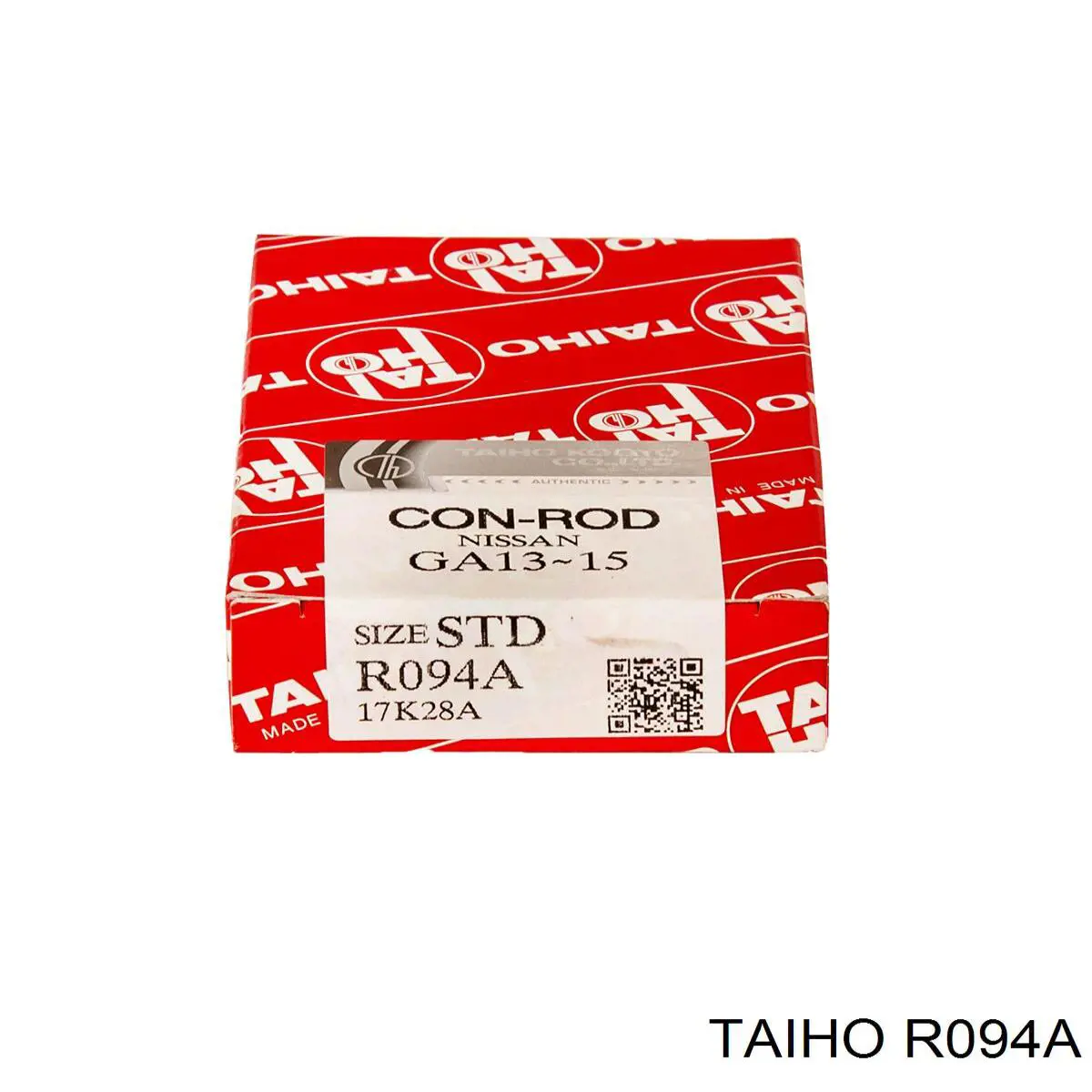 R094A Taiho вкладиші колінвала, шатунні, комплект, стандарт (std)