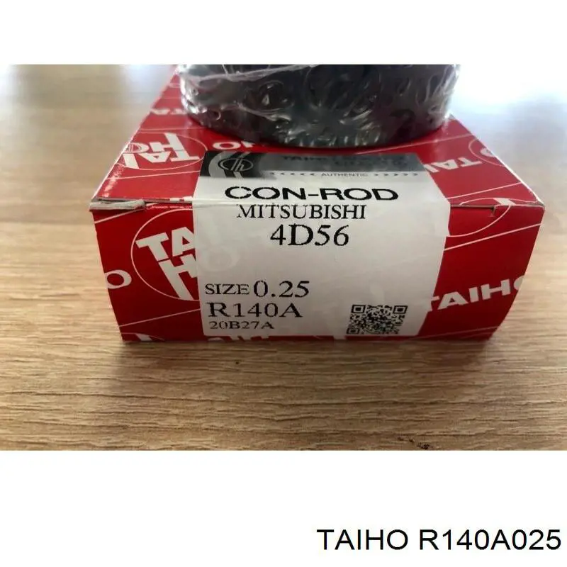 R140A025 Taiho вкладиші колінвала, шатунні, комплект, 1-й ремонт (+0,25)