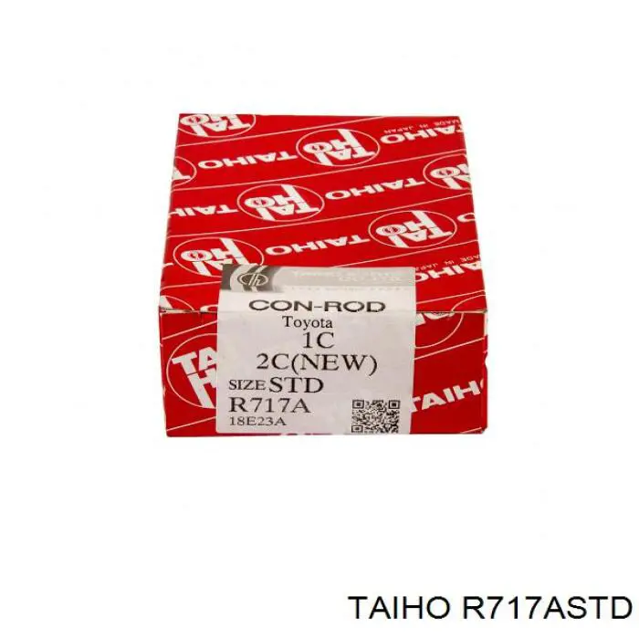R717ASTD Taiho вкладиші колінвала, шатунні, комплект, стандарт (std)