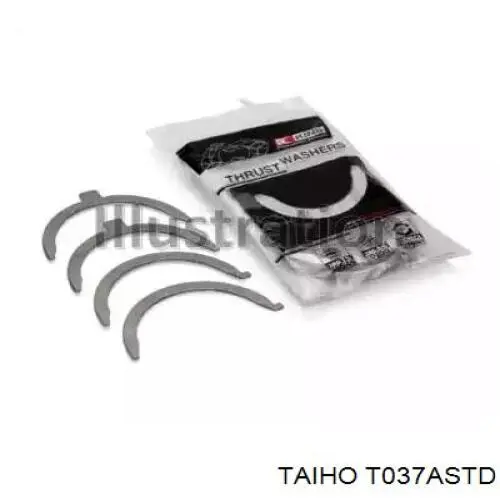 T037ASTD Taiho півкільце підпірне (розбігу колінвала, STD, комплект)