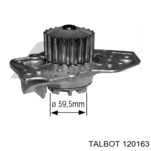 Помпа водяна, (насос) охолодження 120163 Talbot