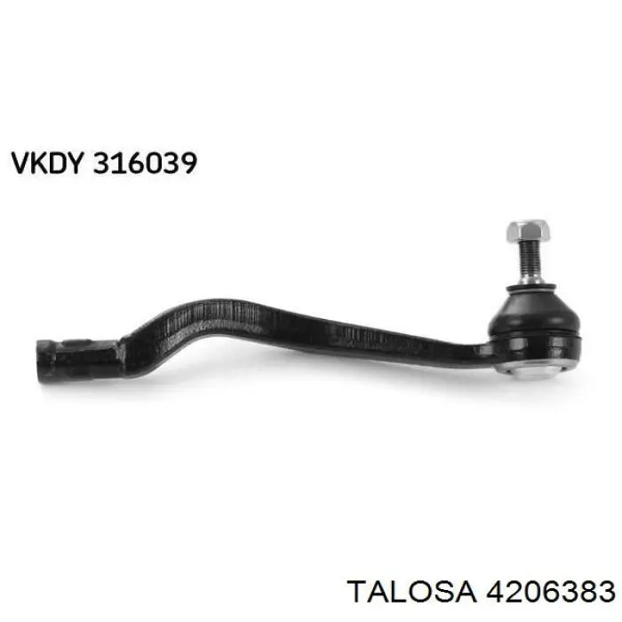 Наконечник рульовий Talosa 4206383 ціна, від 10.87 USD