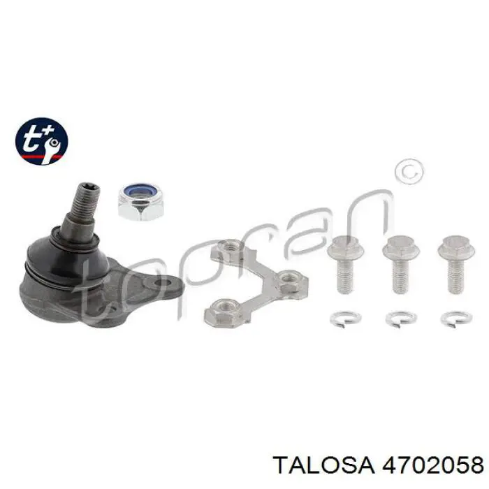 Кульова опора, нижня, ліва Talosa 4702058