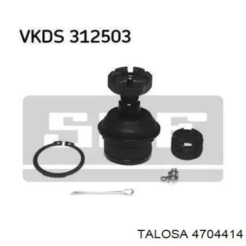 Купити 4704414 Talosa Кульова опора, нижня