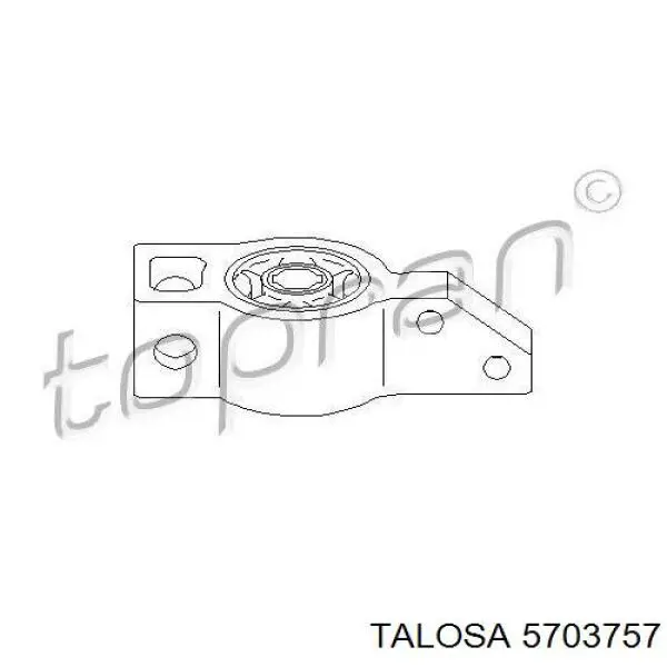 Сайлентблок нижнього важеля передньої підвіски Talosa 5703757 ціна, від 15.26 USD