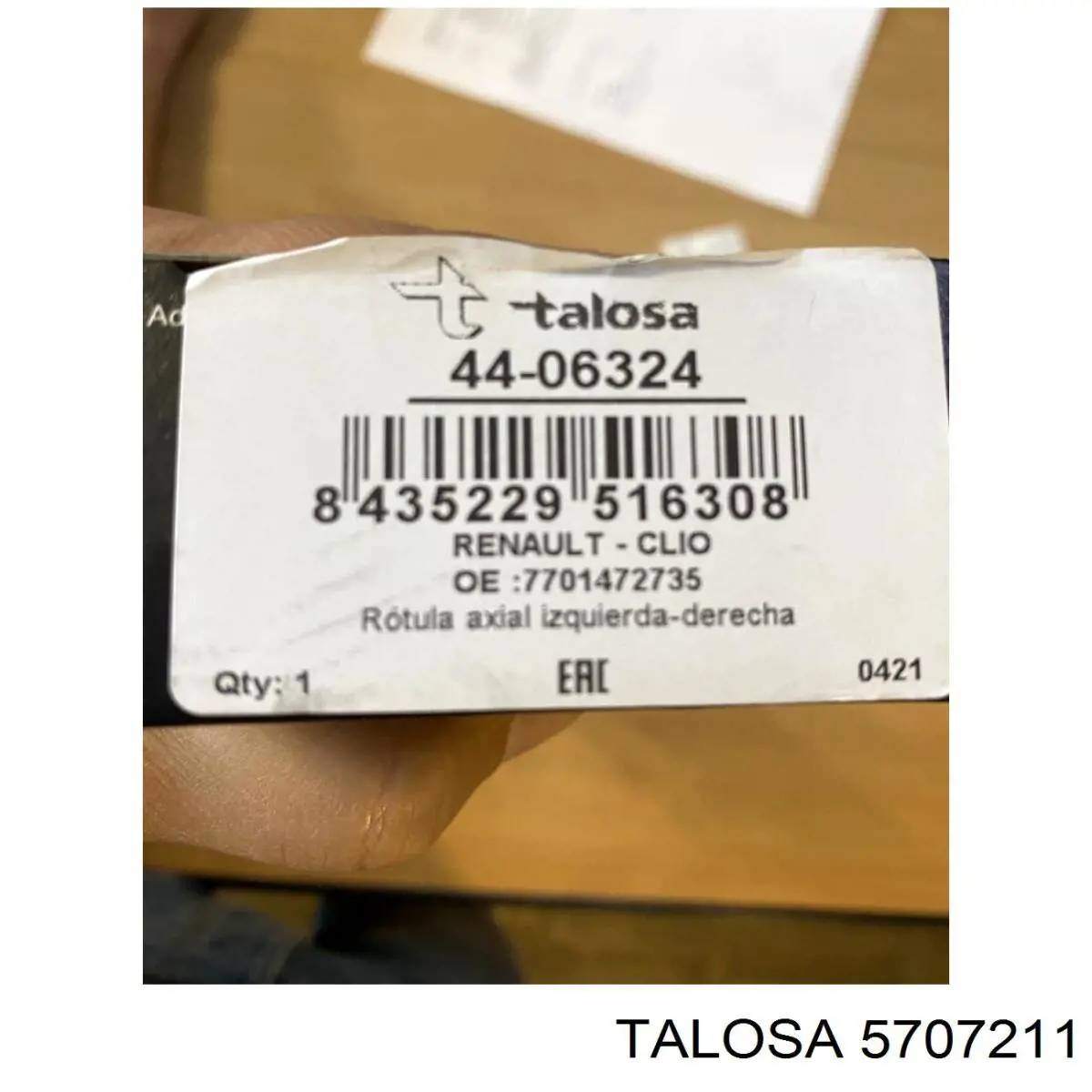 Купити 5707211 Talosa Сайлентблок передньої підвіски
