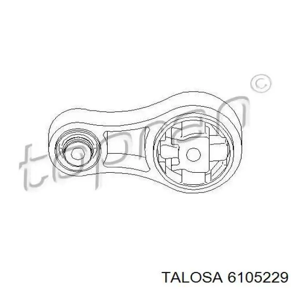 Купити 6105229 Talosa Подушка (опора) двигуна, нижня