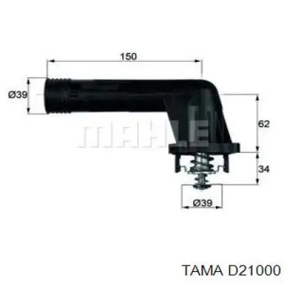 Термостат в зборі Tama D21000