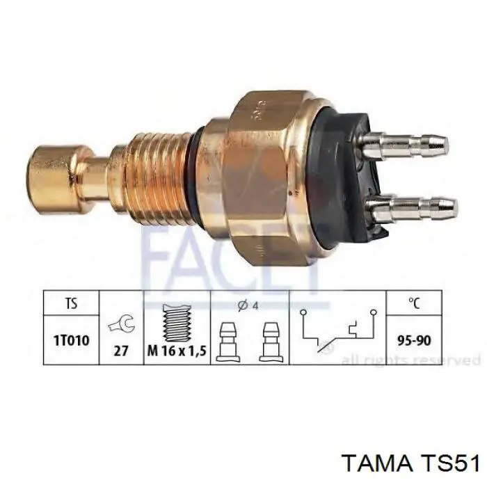 Купити TS51 Tama Датчик включення вентилятора