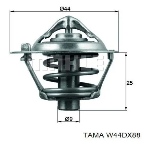 Автомобільний термостат Tama W44DX88 ціна, від 7.15 USD