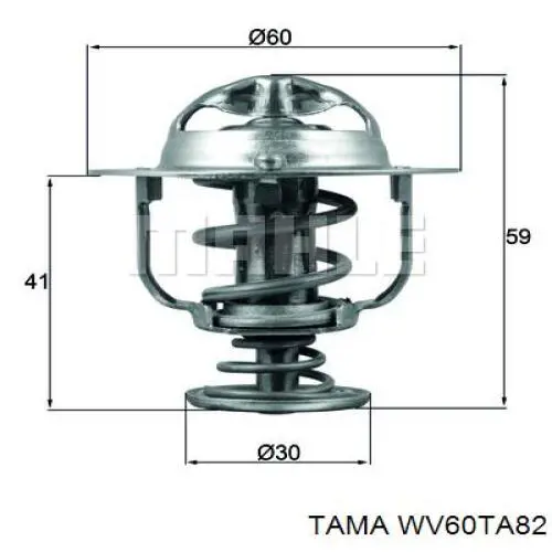 WV60TA82 Tama термостат