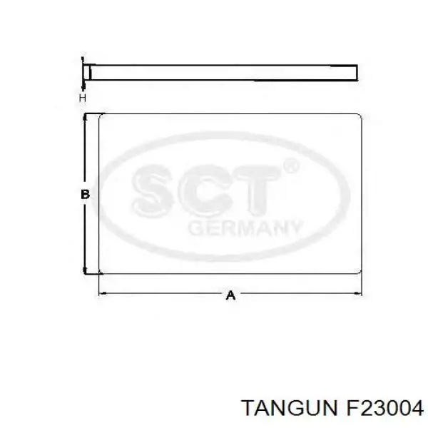 Фільтр повітряний обігрівача Tangun F23004 ціна, від 3.43 USD